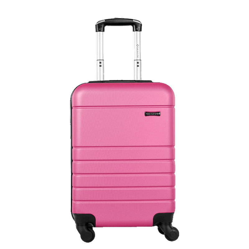 Mala de Viagem Bordo com Rodas 360° Essencial - Rosa