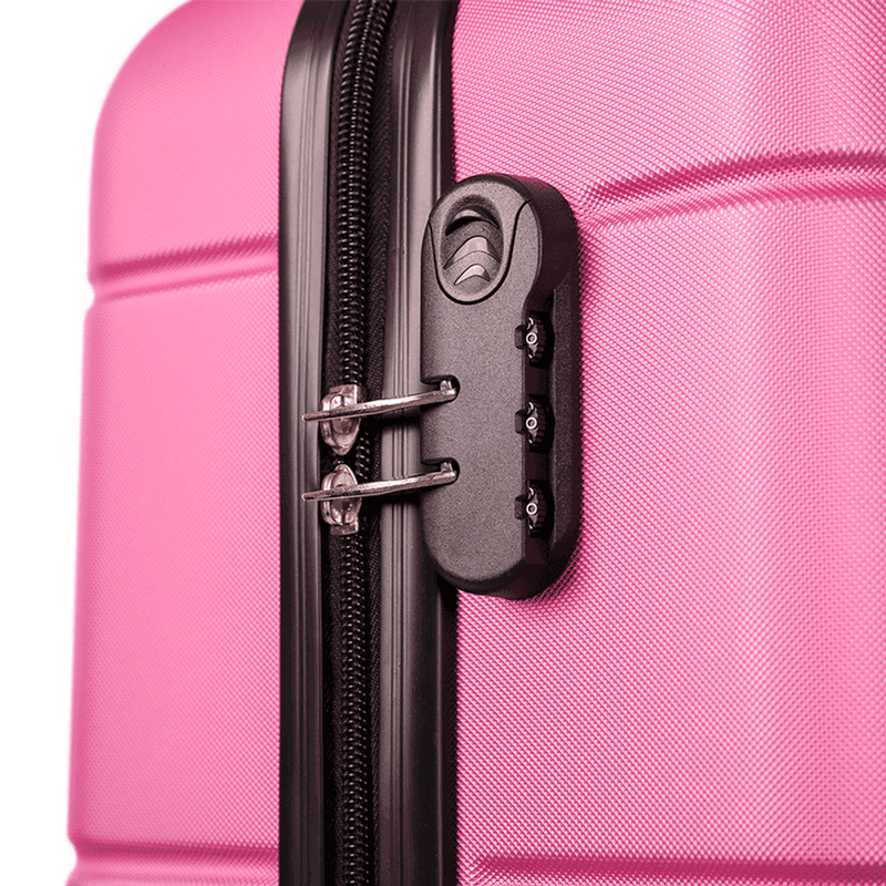 Mala de Viagem Bordo com Rodas 360° Essencial - Rosa