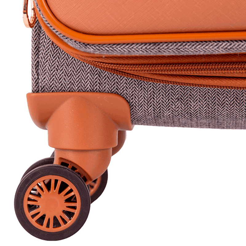 Mala de Viagem Bordo com Rodas 360° Royale - Cinza
