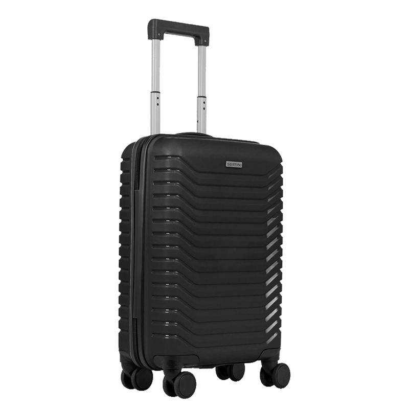 Mala Bordo em Polipropileno com Rodas 360º PP Basic - Preto