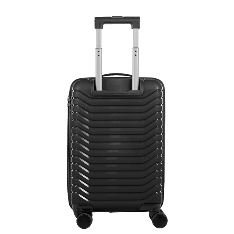 Mala Bordo em Polipropileno com Rodas 360º PP Basic - Preto