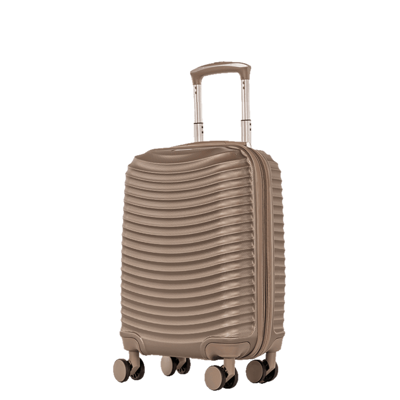 Mala de Viagem Bordo 8 Kg com Rodas 360° Vega 3T - Dourado