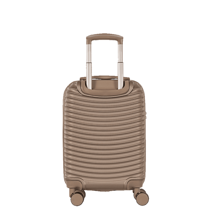 Mala de Viagem Bordo 8 Kg com Rodas 360° Vega 3T - Dourado