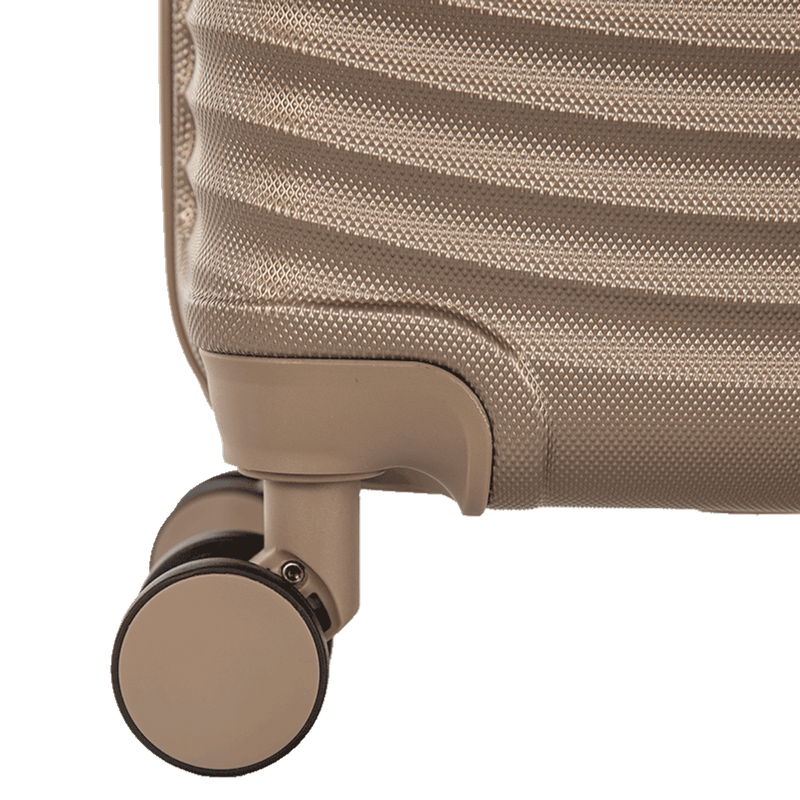 Mala de Viagem Bordo 8 Kg com Rodas 360° Vega 3T - Dourado