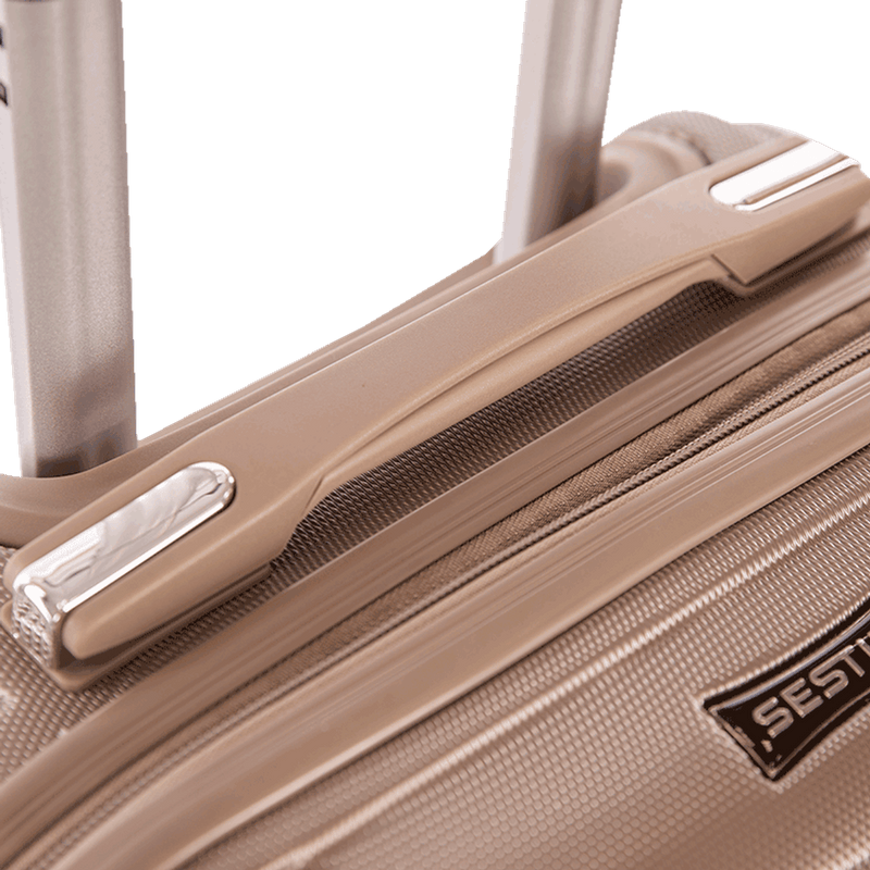 Mala de Viagem Bordo 8 Kg com Rodas 360° Vega 3T - Dourado