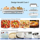 Bandeja de Aquecimento Elétrica Aquecedor de Alimentos Servidor Buffet 450W